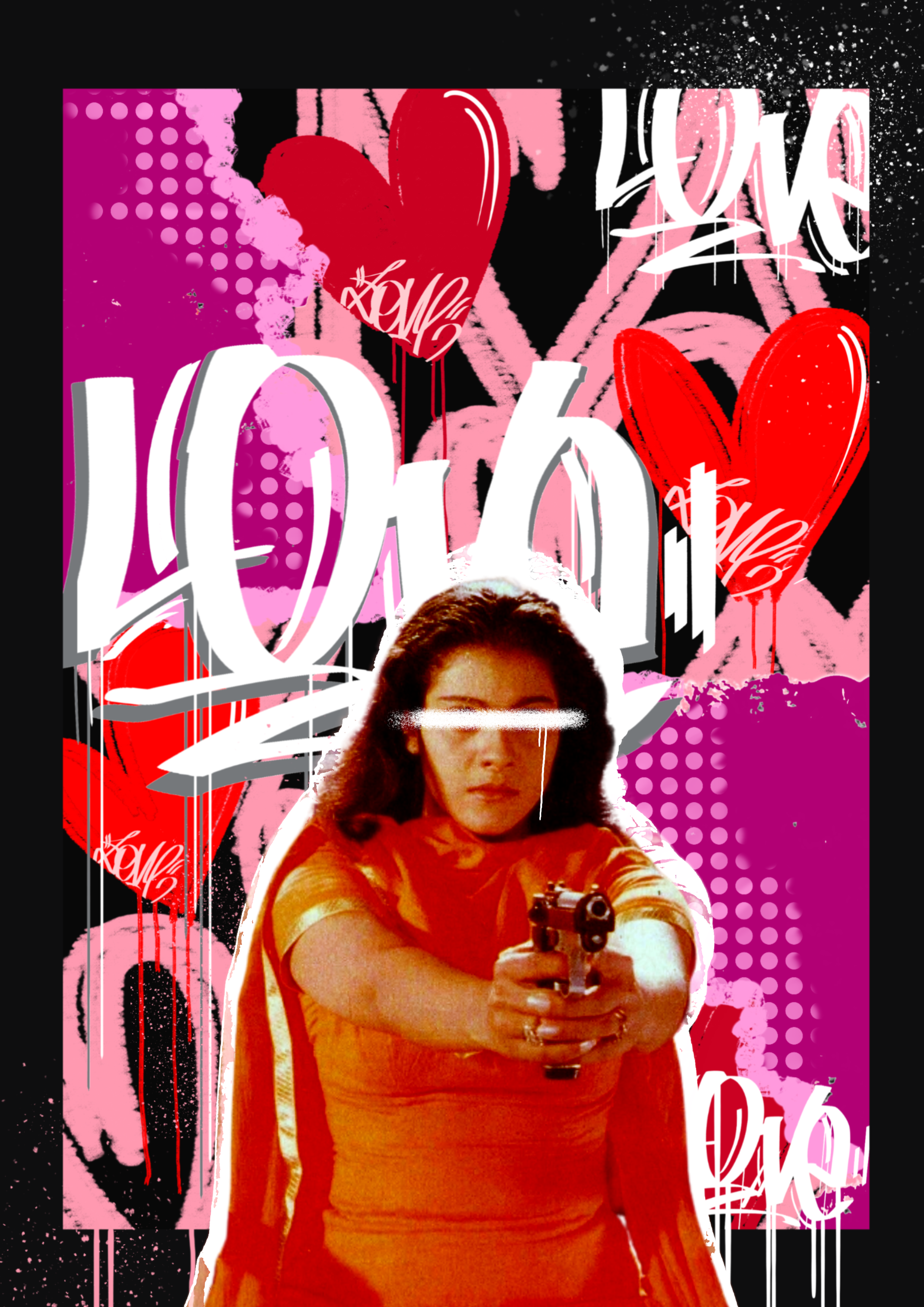 \\ REKHA & KAJOL \\ LOVE SERIES \\ WALL ARTWORK