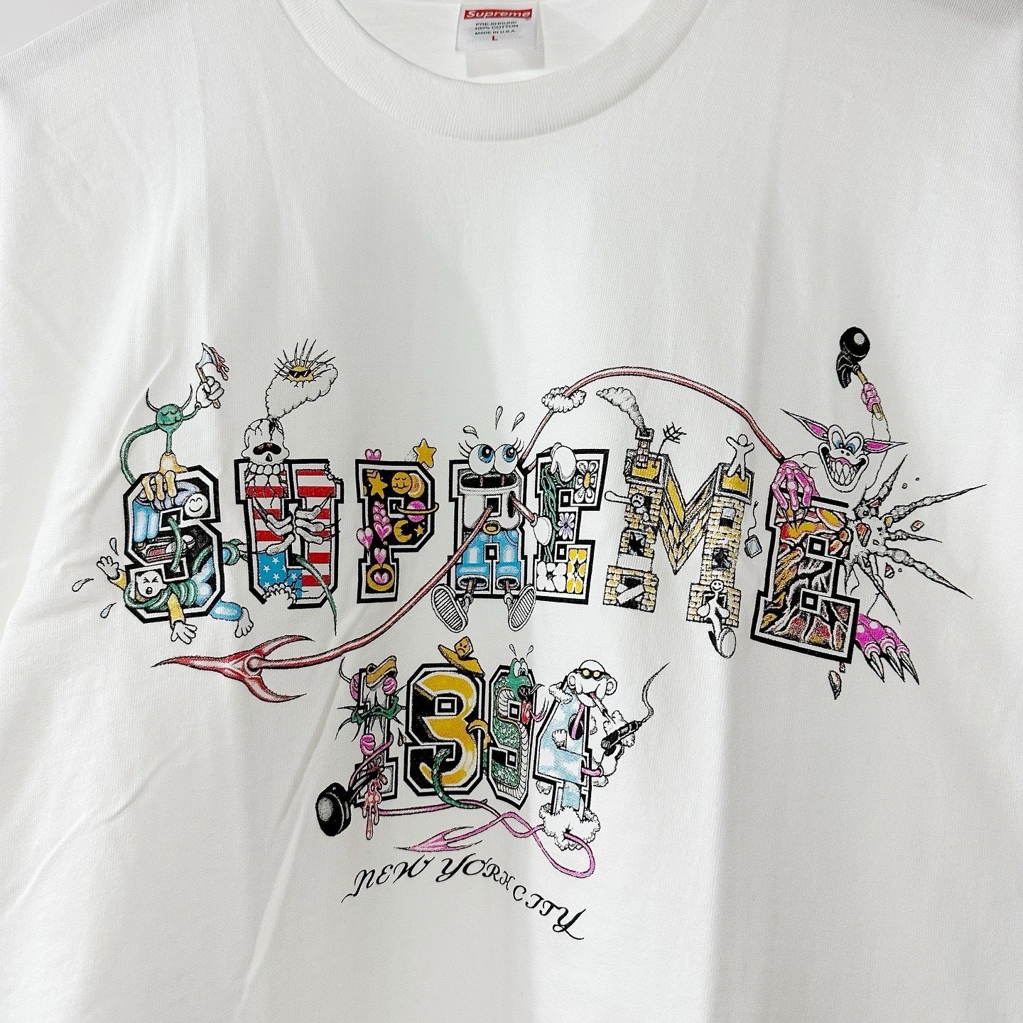 Supreme Varsity Tee - Black/White |